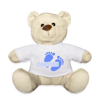 Geschenk für Carsten - Teddy - Sonnengelb - Vorne