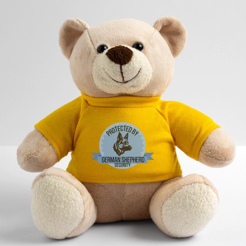 Protected By German Shepherd Security Teddy Bear