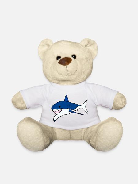 Grand requin blanc cartoon - Nounours -