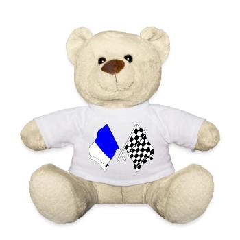 Spa Racing Flags - Teddy Bear - sun yellow - Front