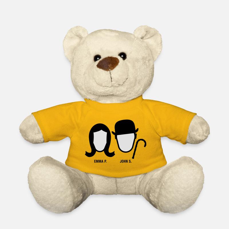 Chapeau Melon (S-03-EP-JS) - Nounours - jaune soleil