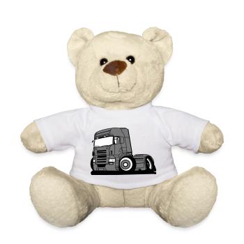 Chauffeur professionnel de véhicule poids lourd - Nounours - jaune soleil - Devant