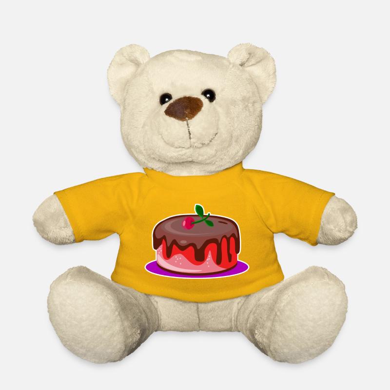 Gâteau gâteau - Nounours - jaune soleil