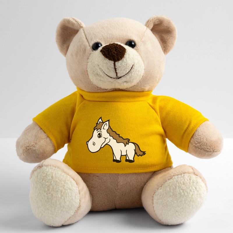 Pferd Süß Pony Fohlen Pferdemädchen Niedlich Comic Teddy