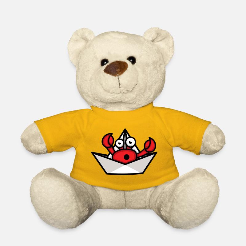 Bernard-l'ermite - Nounours - jaune soleil