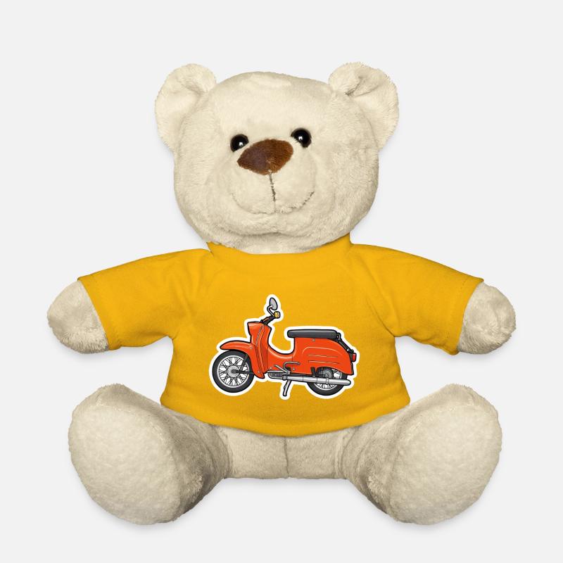 Retro Orange Simson Schwalbe Design - Teddy - Sonnengelb