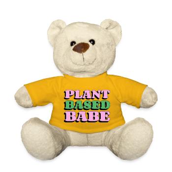 Plant Based Babe - Teddy - Sonnengelb - Vorne