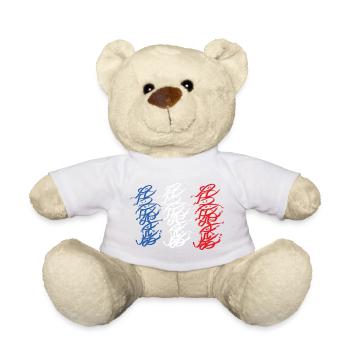 Trikolore Strassburg Graffiti Hoodie - Teddy - Sonnengelb - Vorne