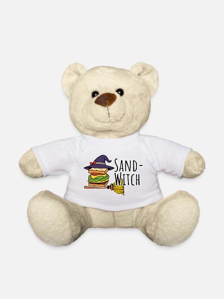 Die Hexe ist ein Sand-Witch, Halloween Hexen Brot! - Teddy - Sonnengelb
