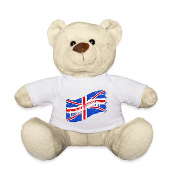 Drapeau de l’Angleterre - Nounours - jaune soleil - Devant