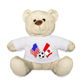 Football Canada vs États-Unis - Nounours - jaune soleil - Devant