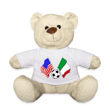 Football Italie vs États-Unis - Nounours - jaune soleil - Devant