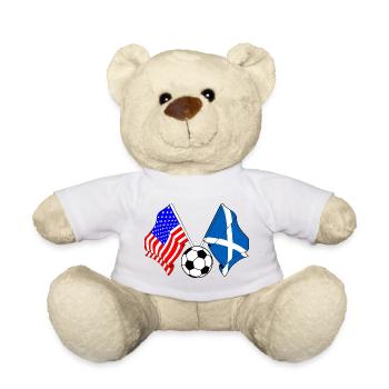 Fußball Schottland gegen USA - Teddy - Sonnengelb - Vorne
