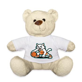 Basketball Cat Dunk - Teddy Bear - sun yellow - Front