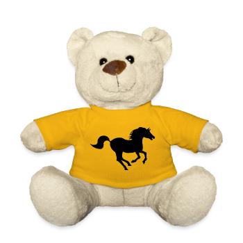 Cheval Noir creation by Louis RUNEMBERG Adagp - Teddy Bear - sun yellow - Front