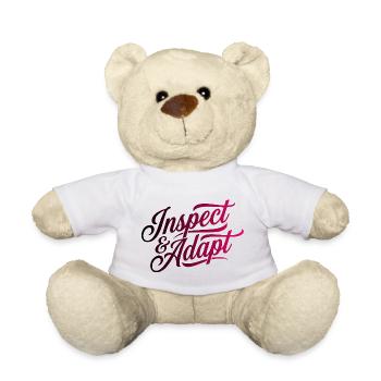 Agile Coach Scrum Master Inspect and Adaot Shirt - Teddy - Sonnengelb - Vorne