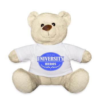 Universitätshelden Emblem - Teddy - Sonnengelb - Vorne