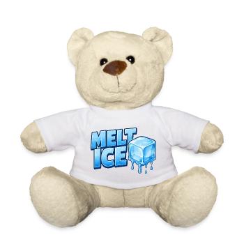 Faute de frappe des glaçons de glace fondu - Nounours - jaune soleil - Devant