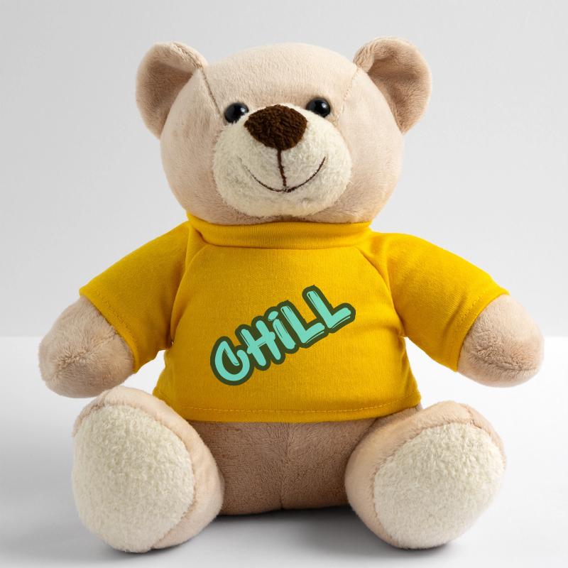 Chill Neon Graffiti Teddy Bear