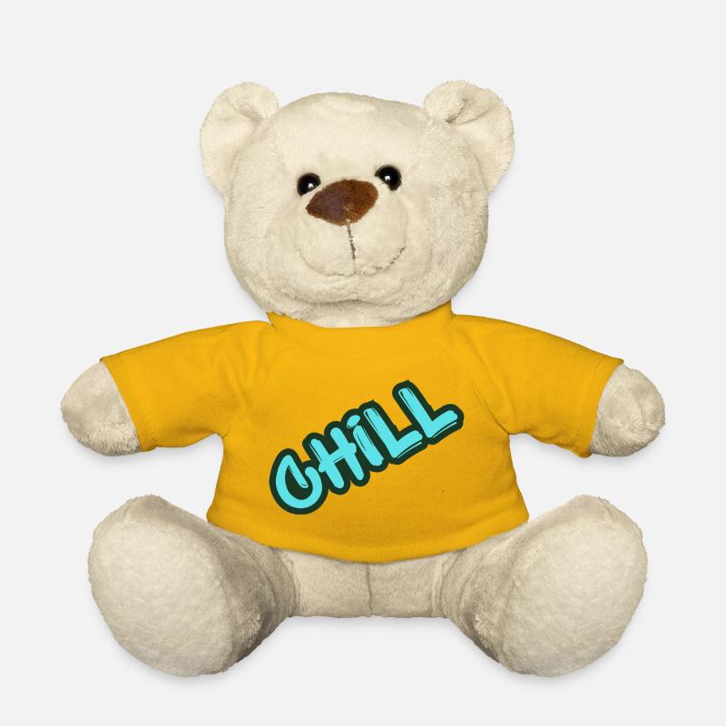 Chill Neon Graffiti  - Teddy - Sonnengelb