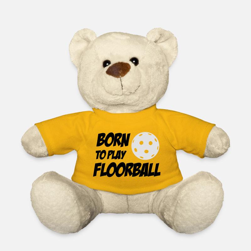 Born To Play Floorball - Teddy - Sonnengelb