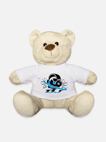 DJ- Plattenpult mit Kopfhörer und Equalizer - Teddy - Sonnengelb