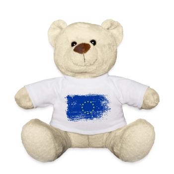 Pinselstrich EU-Flagge - Teddy - Sonnengelb - Vorne