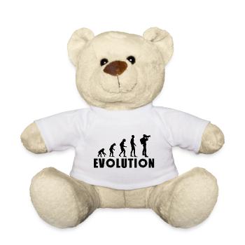 EVOLUTION PHOTOGRAPHY Photo Aperture Camera Gift - Teddy Bear - sun yellow - Front