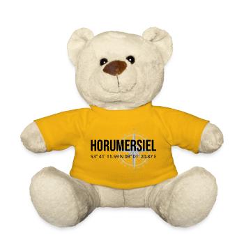 Koordinaten Horumersiel - Teddy - Sonnengelb - Vorne