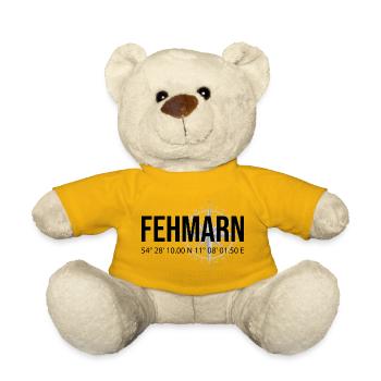 Koordinaten Fehmarn - Teddy - Sonnengelb - Vorne
