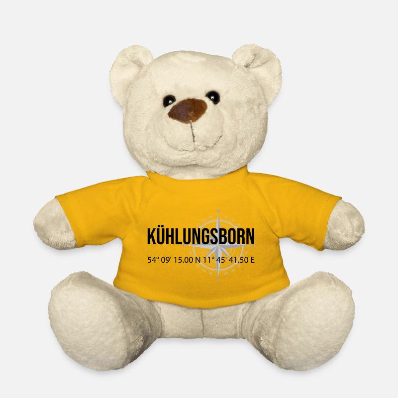 Koordinaten Kühlungsborn - Teddy - Sonnengelb