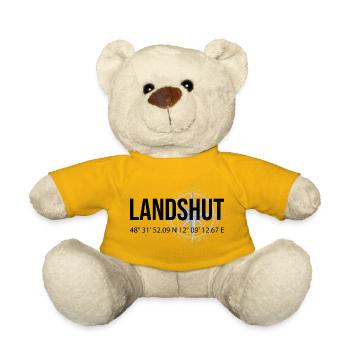 Koordinaten Landshut - Teddy - Sonnengelb - Vorne