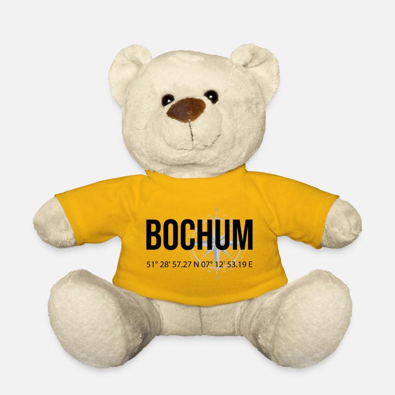 Koordinaten Bochum - Teddy - Sonnengelb
