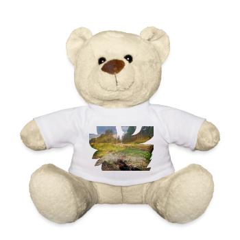 Un delta de rivière brûle de couleurs - Nounours - jaune soleil - Devant