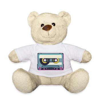 Retro Cassette - Teddy Bear - sun yellow - Front