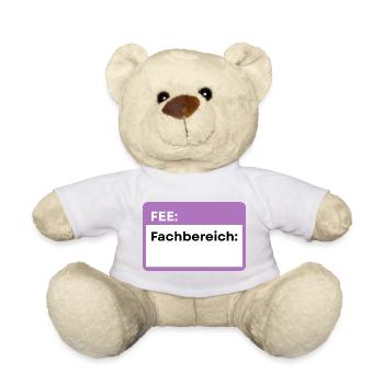 Department of Schild Lila - Teddy Bear - sun yellow - Front