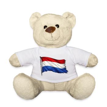 Niederlande Flagge - Teddy - Sonnengelb - Vorne