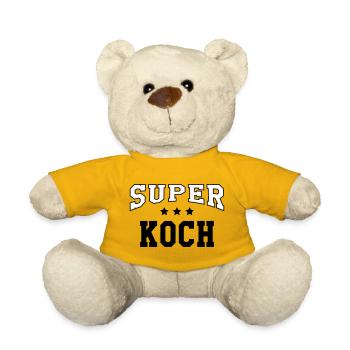 Super cook - Teddy Bear - sun yellow - Front