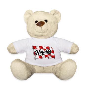 Brabant-Flagge mit Houdoe schwenken - Teddy - Sonnengelb - Vorne