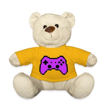 Retro Gamepad Controller Gamer - Teddy - Sonnengelb - Vorne