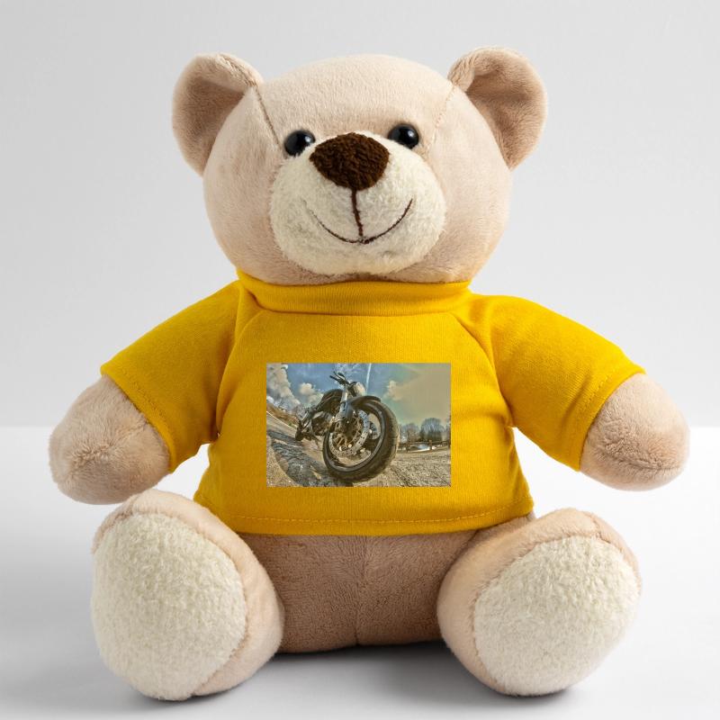 Frontalmotorrad auf der Straße Teddy