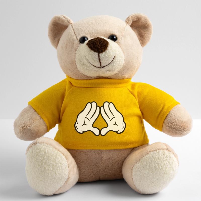 Mains style comique Pyramide Triangle Diamond Diamond Nounours