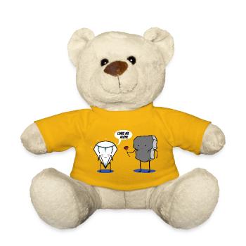 leave me alone - Teddy Bear - sun yellow - Front