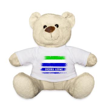 Sierra Leone Flaggen Design - Teddy - Sonnengelb - Vorne