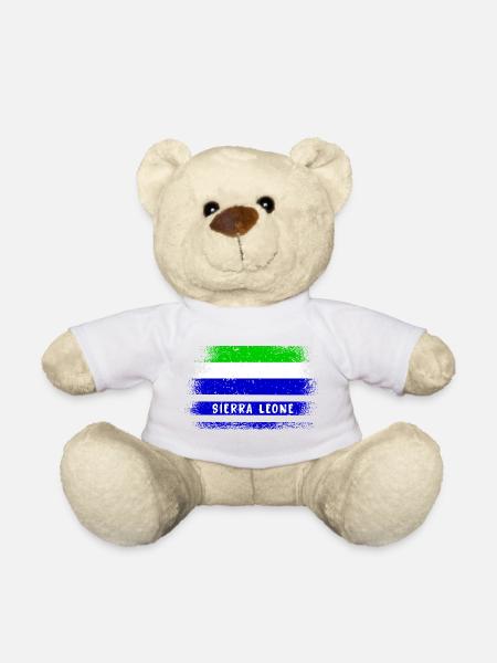 Sierra Leone Flaggen Design - Teddy - Sonnengelb
