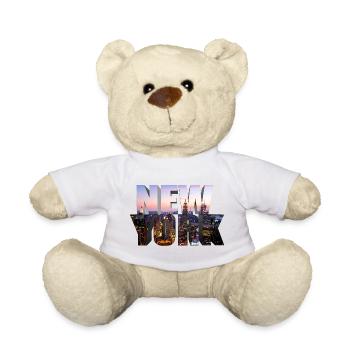 NEW YORK – The city in letters - Teddy Bear - sun yellow - Front