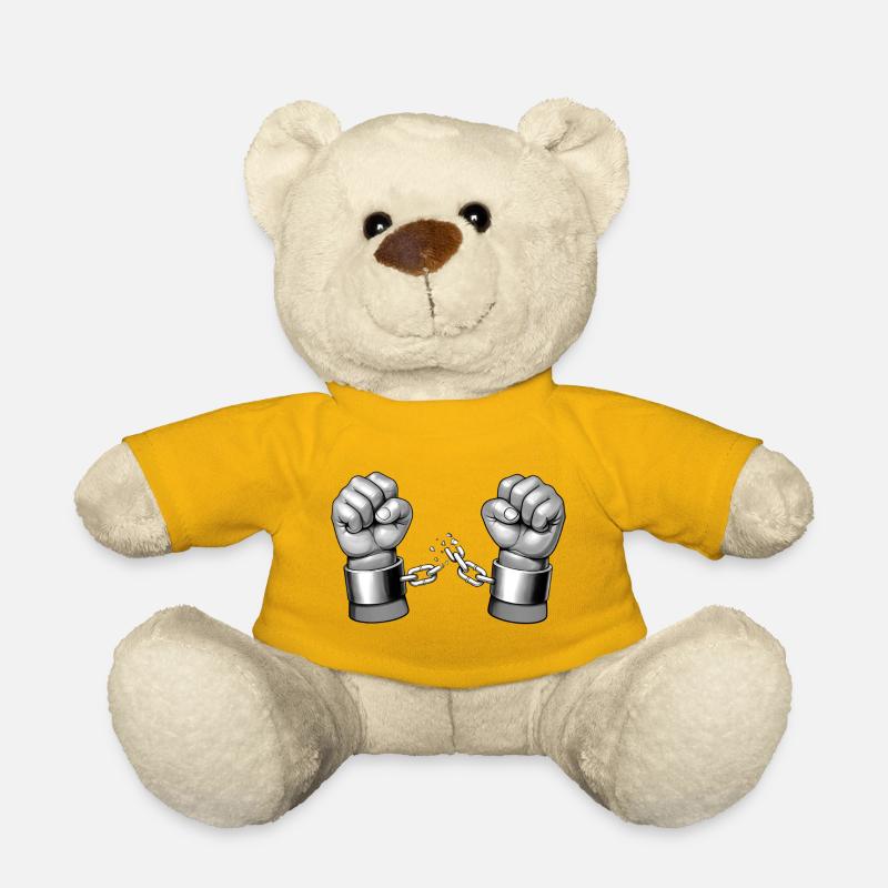 SEI FREI [Schwarz & Weiß] - Teddy - Sonnengelb