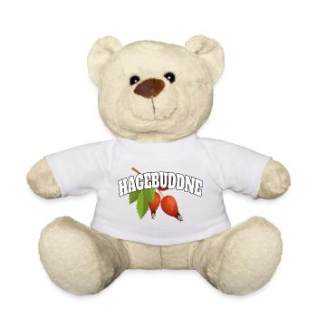 Hagebuddne – Wortspiel Meme Spruch - Teddy - Sonnengelb - Vorne