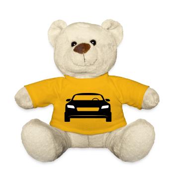 Sports car - Teddy Bear - sun yellow - Front
