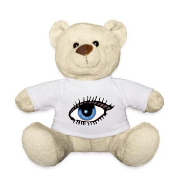 Eye - Eye - Sight - View - Teddy Bear - sun yellow - Front